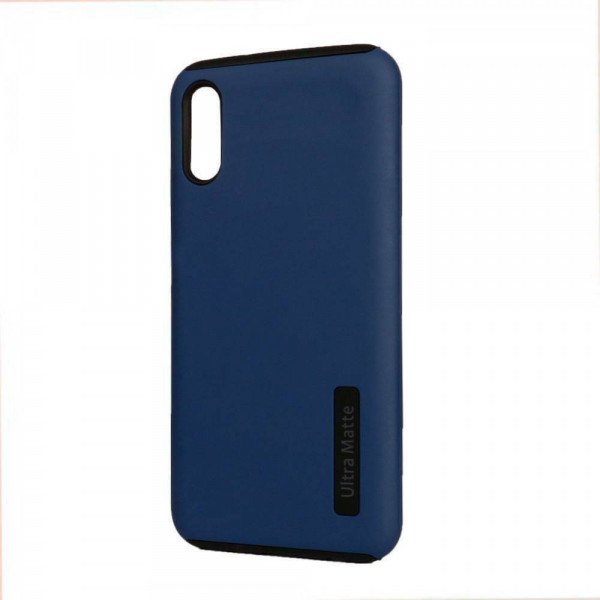 Wholesale Samsung Galaxy A01, A015 Ultra Matte Armor Hybrid Case (Navy Blue)